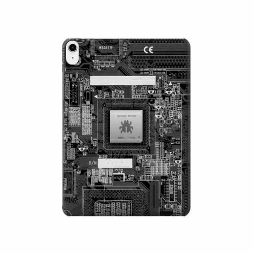 W3434 Punaise Circuit Board graphique Tablet Etui Coque Housse pour iPad 10.9 (2022)