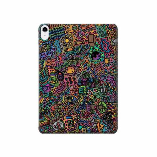 W3815 Art psychédélique Tablet Etui Coque Housse pour iPad 10.9 (2022)