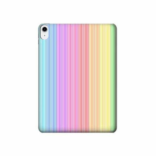W3849 Couleurs verticales colorées Tablet Etui Coque Housse pour iPad 10.9 (2022)