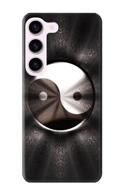 W3241 Yin Yang Symbole Etui Coque Housse et Flip Housse Cuir pour Samsung Galaxy S23