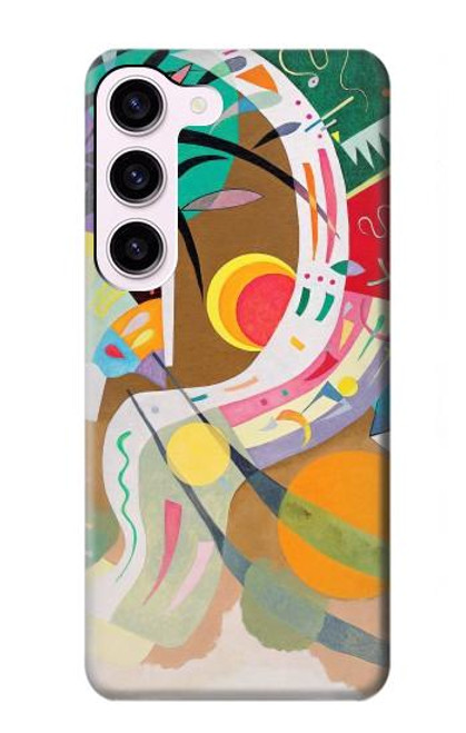 W3346 Vasily Kandinsky Guggenheim Etui Coque Housse et Flip Housse Cuir pour Samsung Galaxy S23