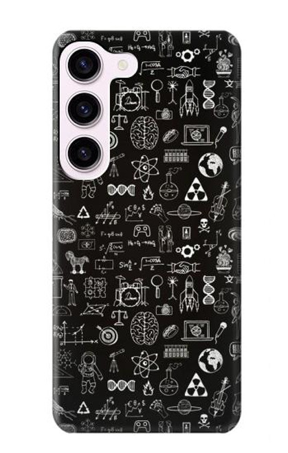 W3426 Noirboard sciences Etui Coque Housse et Flip Housse Cuir pour Samsung Galaxy S23