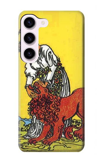 W3458 Force de carte de tarot Etui Coque Housse et Flip Housse Cuir pour Samsung Galaxy S23