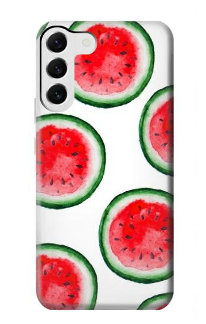 W3236 Motif melon d'eau Etui Coque Housse et Flip Housse Cuir pour Samsung Galaxy S23 Plus