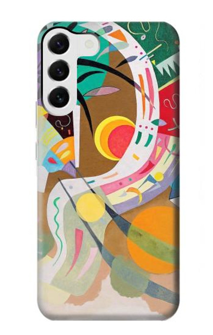 W3346 Vasily Kandinsky Guggenheim Etui Coque Housse et Flip Housse Cuir pour Samsung Galaxy S23 Plus