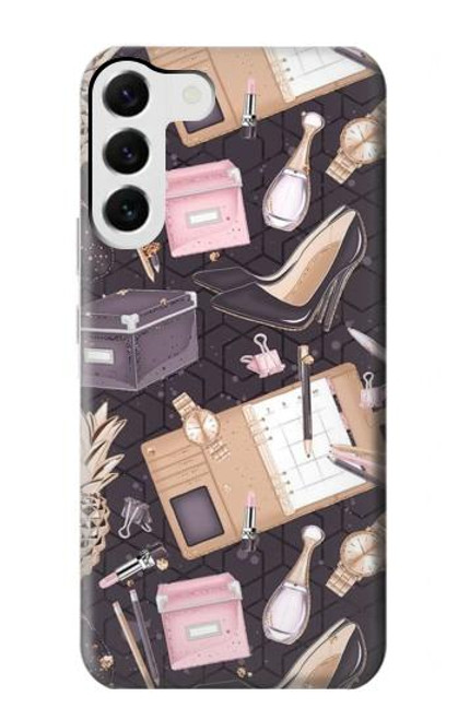 W3448 Mode Etui Coque Housse et Flip Housse Cuir pour Samsung Galaxy S23 Plus