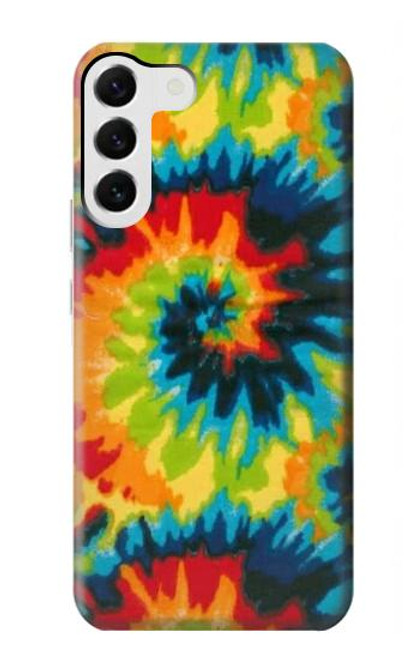 W3459 tie Dye Etui Coque Housse et Flip Housse Cuir pour Samsung Galaxy S23 Plus