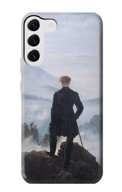 W3789 Wanderer above the Sea of Fog Etui Coque Housse et Flip Housse Cuir pour Samsung Galaxy S23 Plus