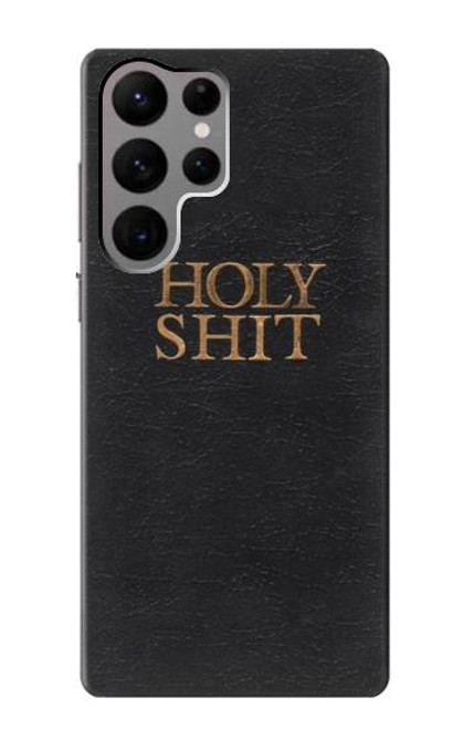 W3166 Drôle Holy Shit Etui Coque Housse et Flip Housse Cuir pour Samsung Galaxy S23 Ultra