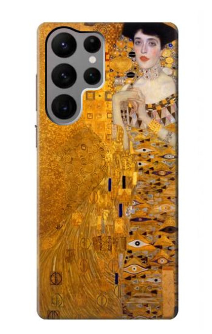 W3332 Gustav Klimt Adele Bloch Bauer Etui Coque Housse et Flip Housse Cuir pour Samsung Galaxy S23 Ultra