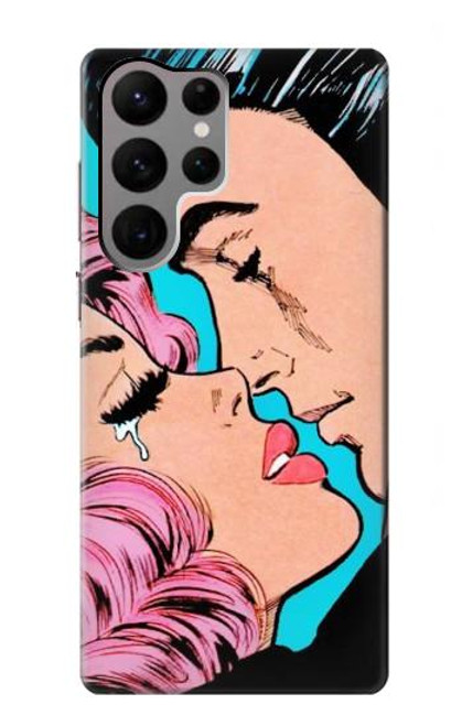 W3469 Pop Art Etui Coque Housse et Flip Housse Cuir pour Samsung Galaxy S23 Ultra