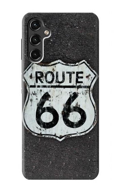 W3207 Route 66 Etui Coque Housse et Flip Housse Cuir pour Samsung Galaxy A14 5G