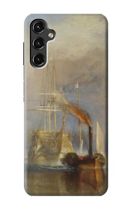 W3338 J. M. W. Turner Le Téméraire Etui Coque Housse et Flip Housse Cuir pour Samsung Galaxy A14 5G