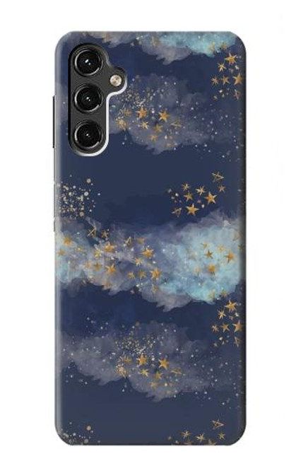 W3364 Ou Ciel Étoile Etui Coque Housse et Flip Housse Cuir pour Samsung Galaxy A14 5G