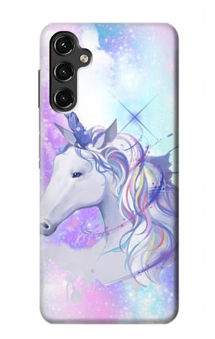 W3375 Licorne Etui Coque Housse et Flip Housse Cuir pour Samsung Galaxy A14 5G