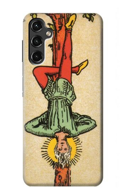 W3377 Carte Tarot Pendu Etui Coque Housse et Flip Housse Cuir pour Samsung Galaxy A14 5G