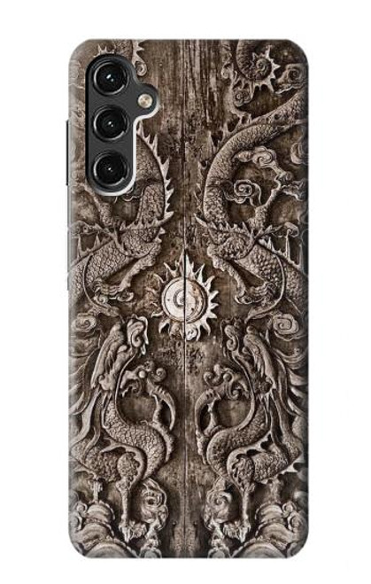 W3395 dragon Porte Etui Coque Housse et Flip Housse Cuir pour Samsung Galaxy A14 5G