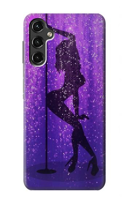 W3400 Pole Dance Etui Coque Housse et Flip Housse Cuir pour Samsung Galaxy A14 5G