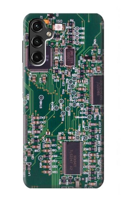 W3519 Electronique Circuit Board graphique Etui Coque Housse et Flip Housse Cuir pour Samsung Galaxy A14 5G