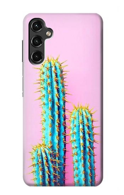 W3673 Cactus Etui Coque Housse et Flip Housse Cuir pour Samsung Galaxy A14 5G