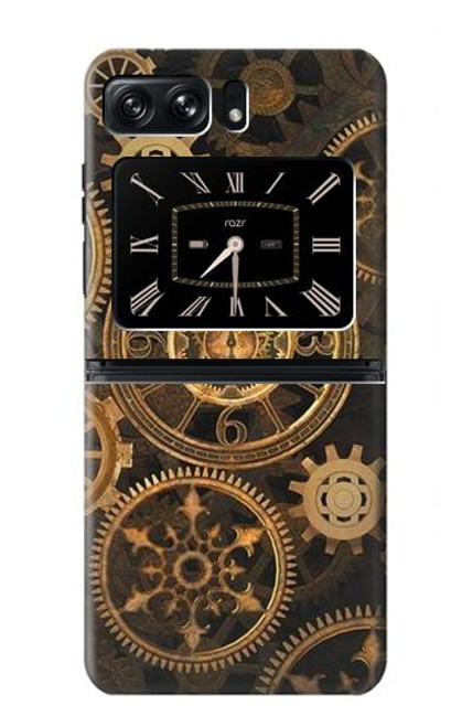 W3442 vitesse d'horloge Etui Coque Housse et Flip Housse Cuir pour Motorola Moto Razr 2022