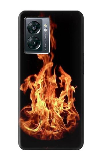 W3379 Cadre d'incendie Etui Coque Housse et Flip Housse Cuir pour OnePlus Nord N300