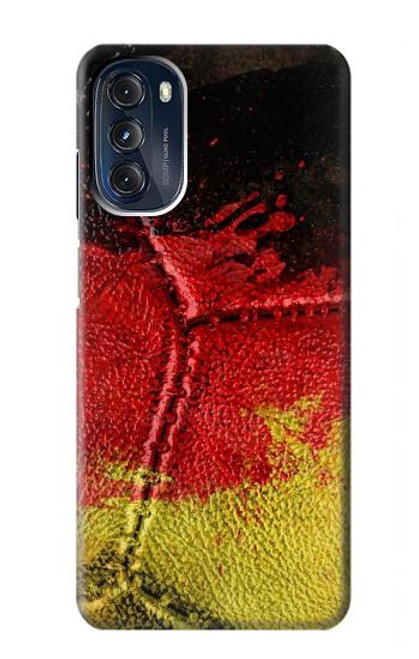 W3303 Allemagne Drapeau graphique Football Millésime Etui Coque Housse et Flip Housse Cuir pour Motorola Moto G 5G (2023)