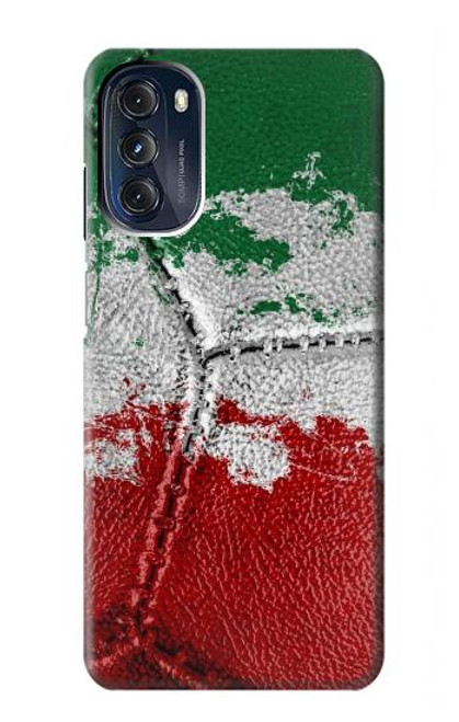 W3318 Italie Drapeau graphique Football Millésime Etui Coque Housse et Flip Housse Cuir pour Motorola Moto G 5G (2023)