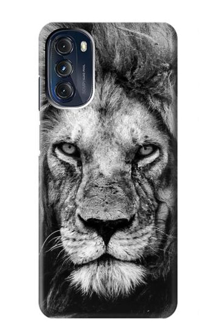 W3372 Lion Visage Etui Coque Housse et Flip Housse Cuir pour Motorola Moto G 5G (2023)