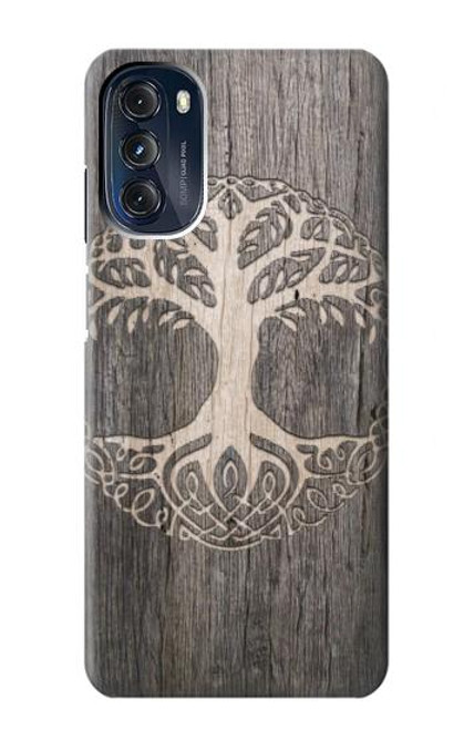 W3591 Viking Arbre de vie Symbole Etui Coque Housse et Flip Housse Cuir pour Motorola Moto G 5G (2023)