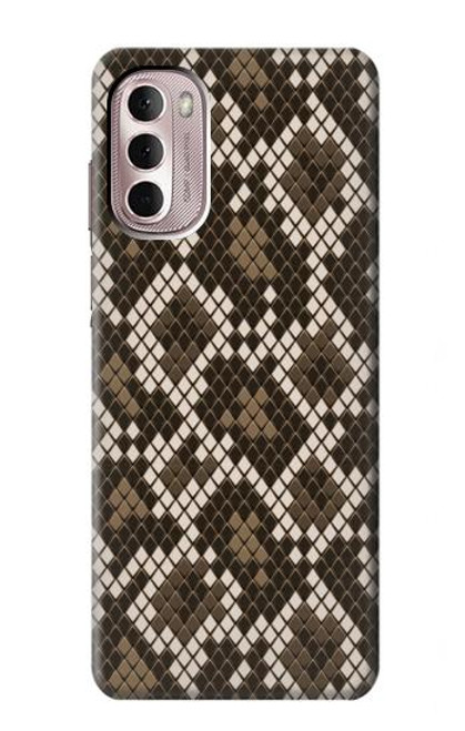 W3389 Seamless Serpent Motif graphique Peau Etui Coque Housse et Flip Housse Cuir pour Motorola Moto G Stylus 4G (2022)