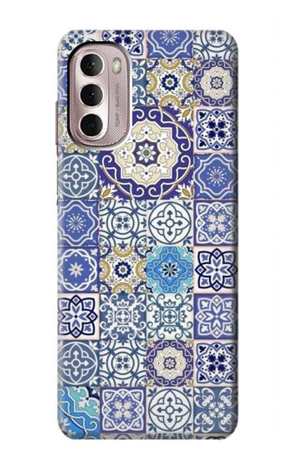 W3537 Motif marocain Mosaïque Etui Coque Housse et Flip Housse Cuir pour Motorola Moto G Stylus 4G (2022)