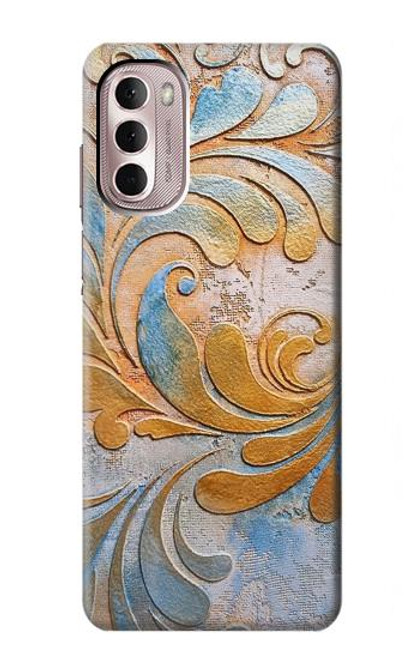 W3875 Tapis vintage en toile Etui Coque Housse et Flip Housse Cuir pour Motorola Moto G Stylus 4G (2022)