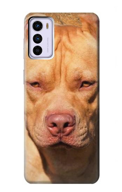 W2903 Chien américain Pitbull Etui Coque Housse et Flip Housse Cuir pour Motorola Moto G42