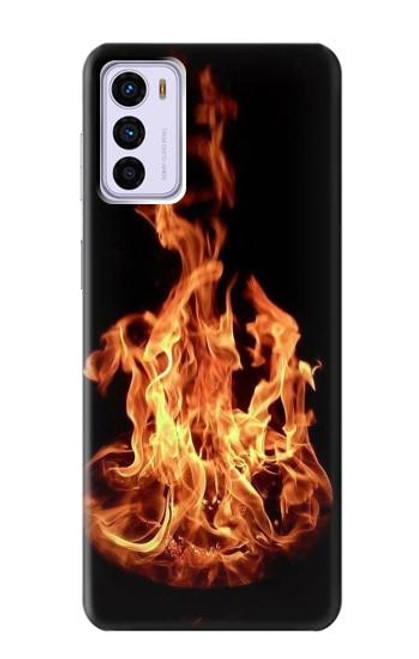 W3379 Cadre d'incendie Etui Coque Housse et Flip Housse Cuir pour Motorola Moto G42