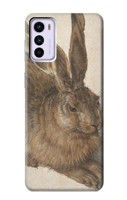 W3781 Albrecht Durer Young Hare Etui Coque Housse et Flip Housse Cuir pour Motorola Moto G42