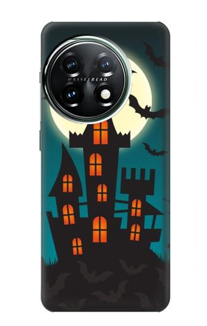 W3268 Château Halloween Festival Etui Coque Housse et Flip Housse Cuir pour OnePlus 11