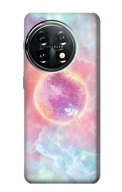W3709 Galaxie rose Etui Coque Housse et Flip Housse Cuir pour OnePlus 11
