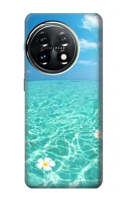 W3720 Summer Ocean Beach Etui Coque Housse et Flip Housse Cuir pour OnePlus 11