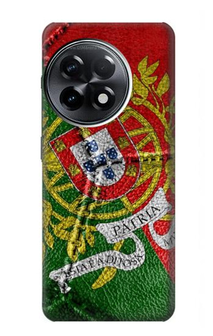 W3300 Portugal Drapeau graphique Football Millésime Etui Coque Housse et Flip Housse Cuir pour OnePlus 11R