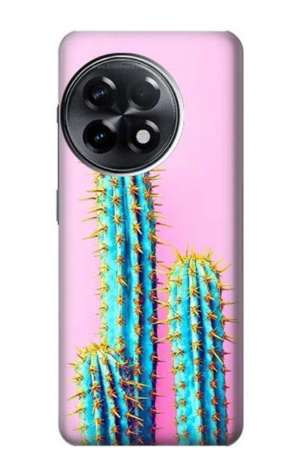 W3673 Cactus Etui Coque Housse et Flip Housse Cuir pour OnePlus 11R