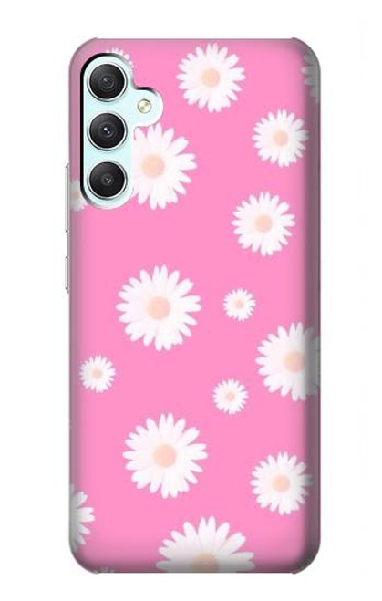 W3500 Motif floral rose Etui Coque Housse et Flip Housse Cuir pour Samsung Galaxy A34 5G