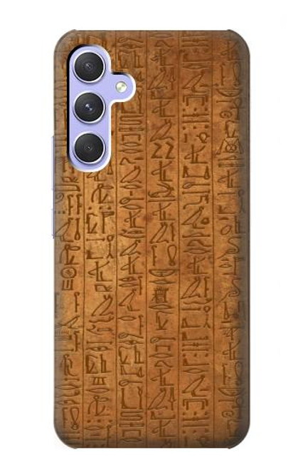 W2805 Égyptien Papyrus d'Ani Etui Coque Housse et Flip Housse Cuir pour Samsung Galaxy A54 5G