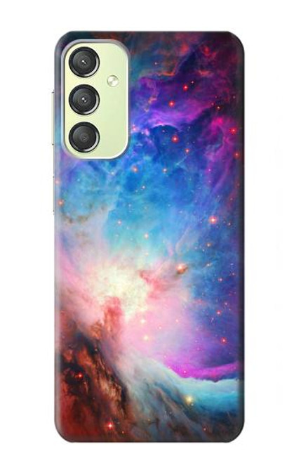 W2916 Nébuleuse d'Orion M42 Etui Coque Housse et Flip Housse Cuir pour Samsung Galaxy A24 4G