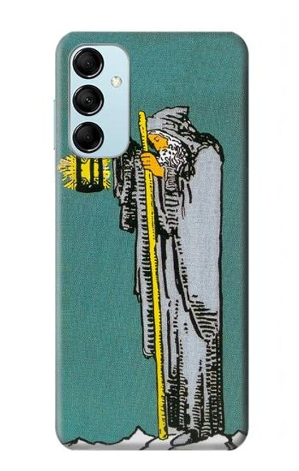 W3741 Carte de tarot l'ermite Etui Coque Housse et Flip Housse Cuir pour Samsung Galaxy M14