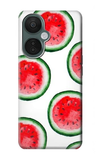 W3236 Motif melon d'eau Etui Coque Housse et Flip Housse Cuir pour OnePlus Nord CE 3 Lite, Nord N30 5G