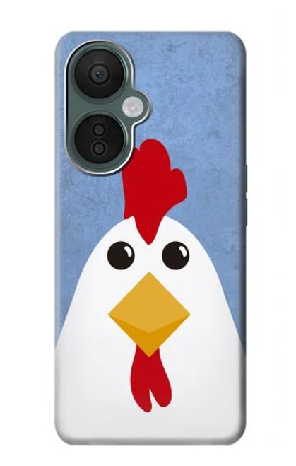 W3254 Poulet Dessin animé Etui Coque Housse et Flip Housse Cuir pour OnePlus Nord CE 3 Lite, Nord N30 5G