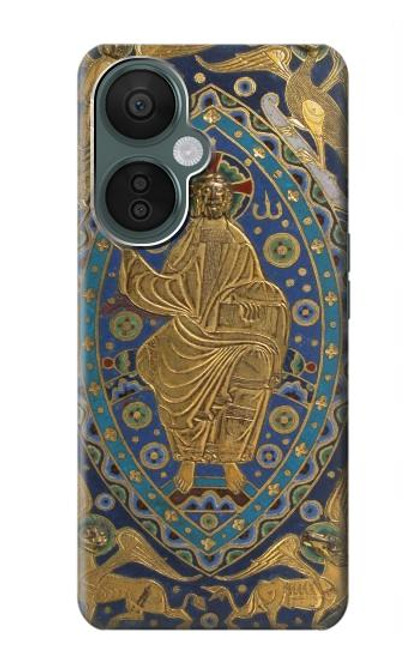 W3620 Livre Couverture Majesty Christ Etui Coque Housse et Flip Housse Cuir pour OnePlus Nord CE 3 Lite, Nord N30 5G