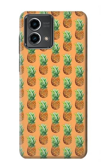 W3258 Motif ananas Etui Coque Housse et Flip Housse Cuir pour Motorola Moto G Stylus 5G (2023)