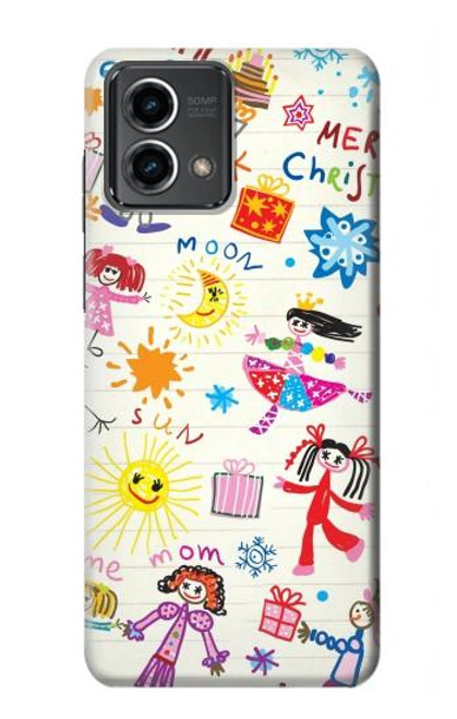 W3280 Dessin enfants Etui Coque Housse et Flip Housse Cuir pour Motorola Moto G Stylus 5G (2023)